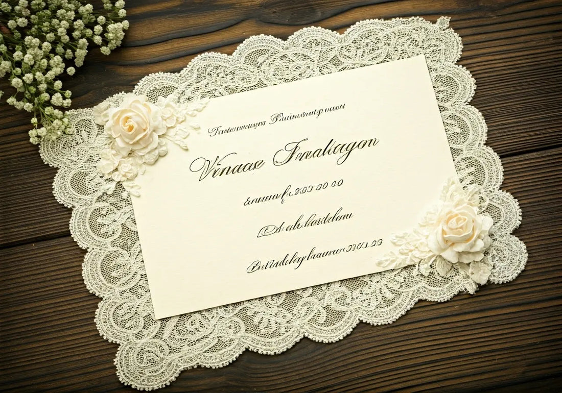 How Can I Personalize My Vintage Wedding Invitations?