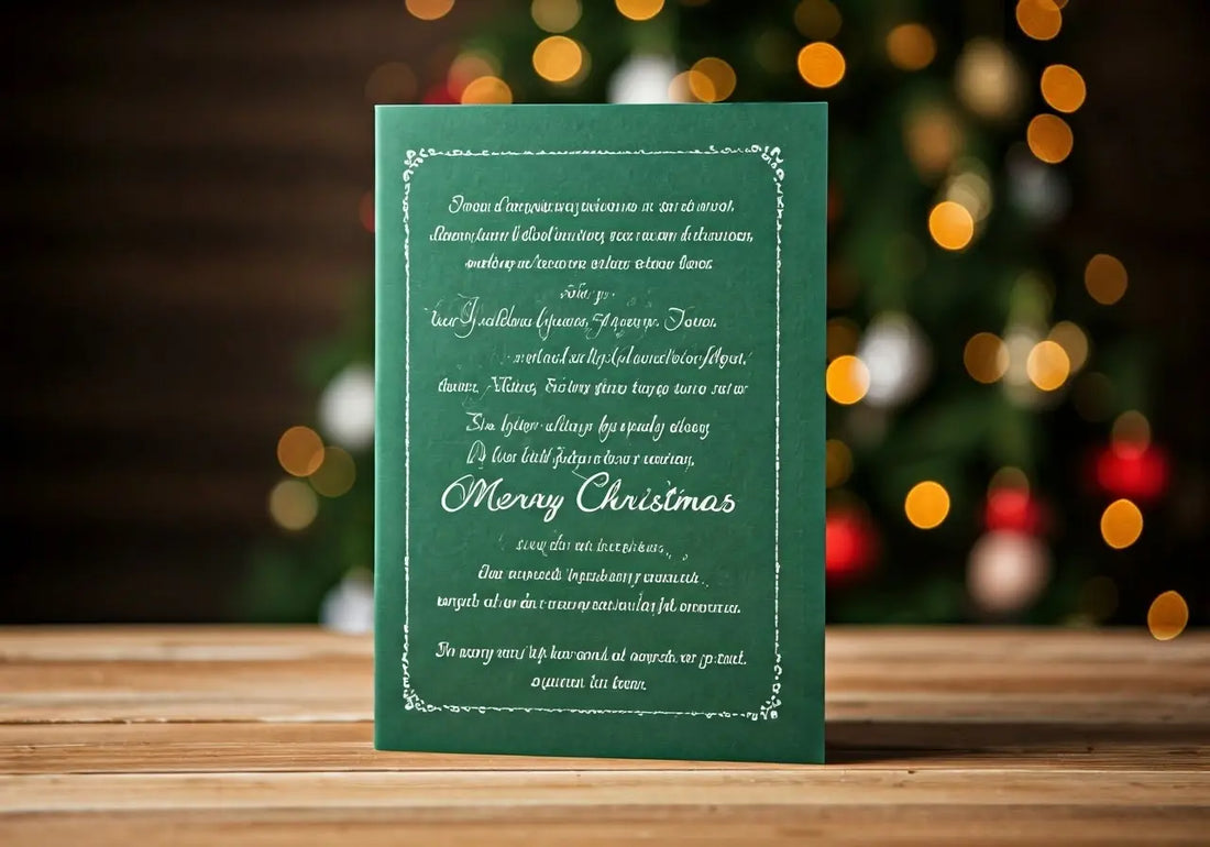 Which Types Of Personalized Messages Work Best On Christmas Cards?
