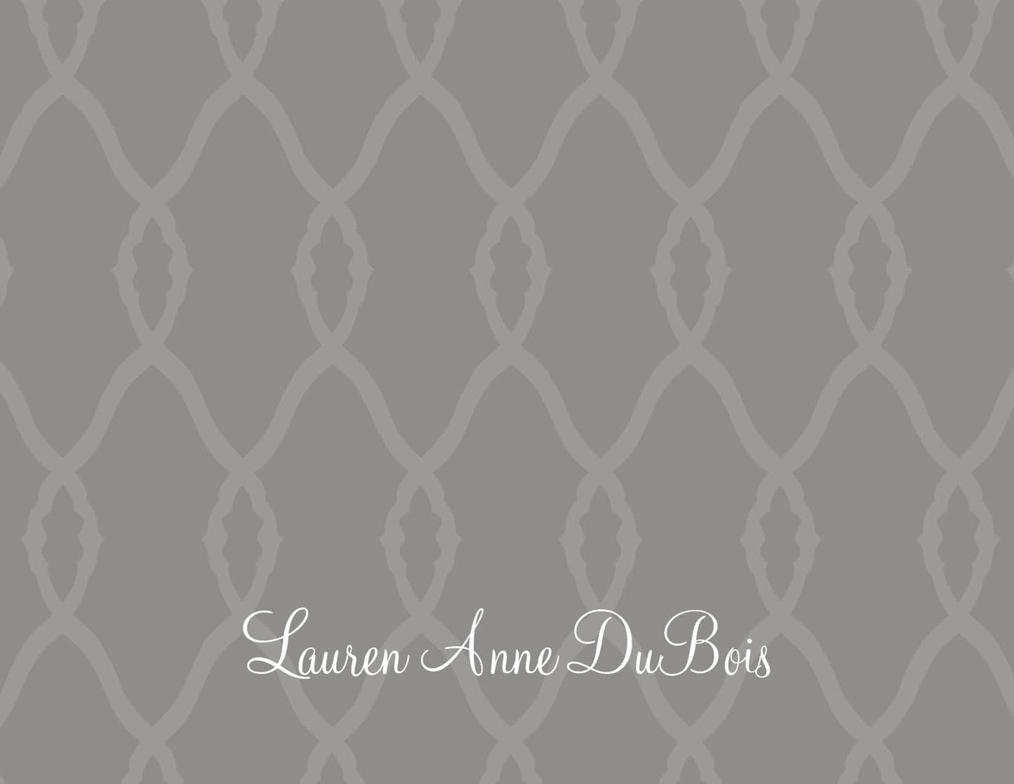 Bridal Side Grey Thank You Cards