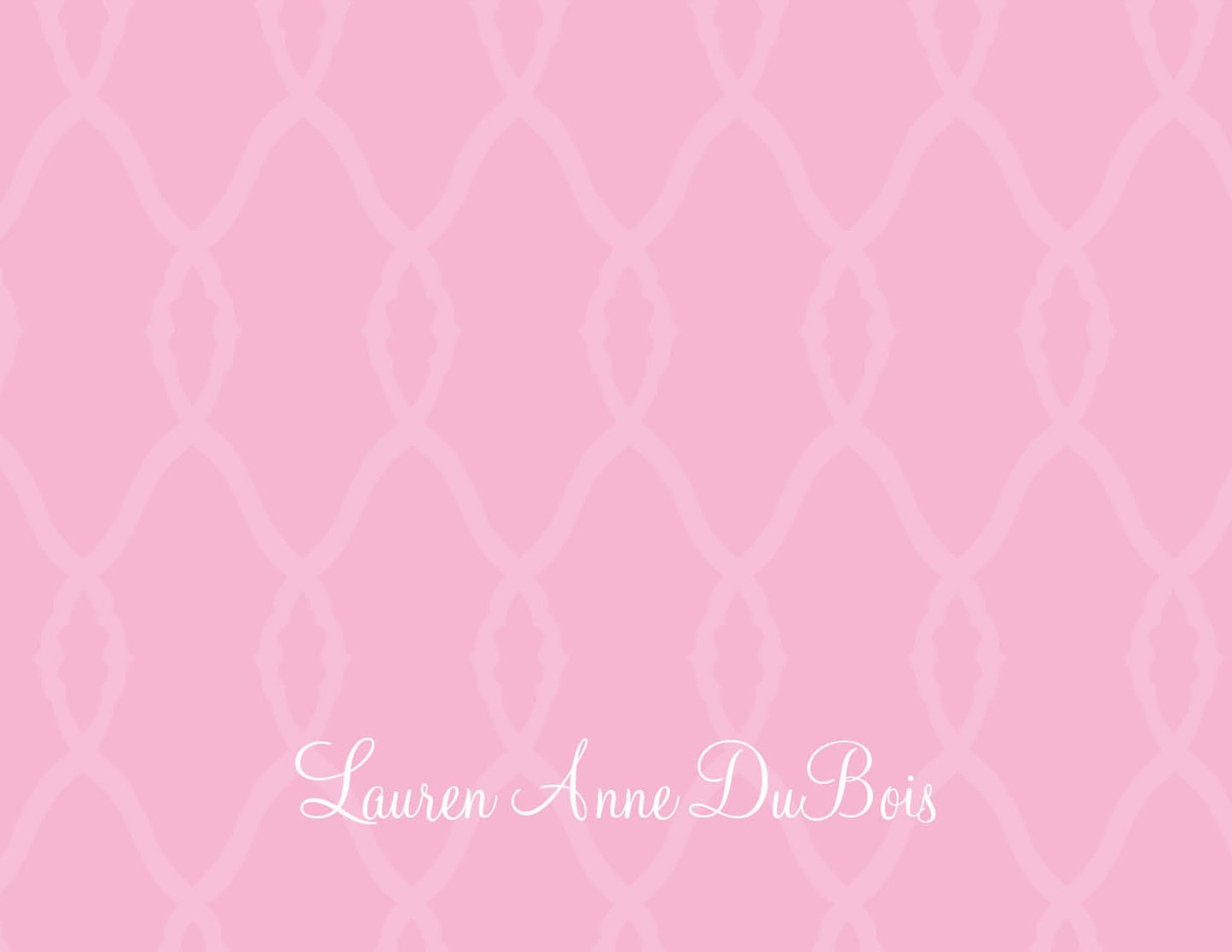 Bridal Side Pink Thank You Cards