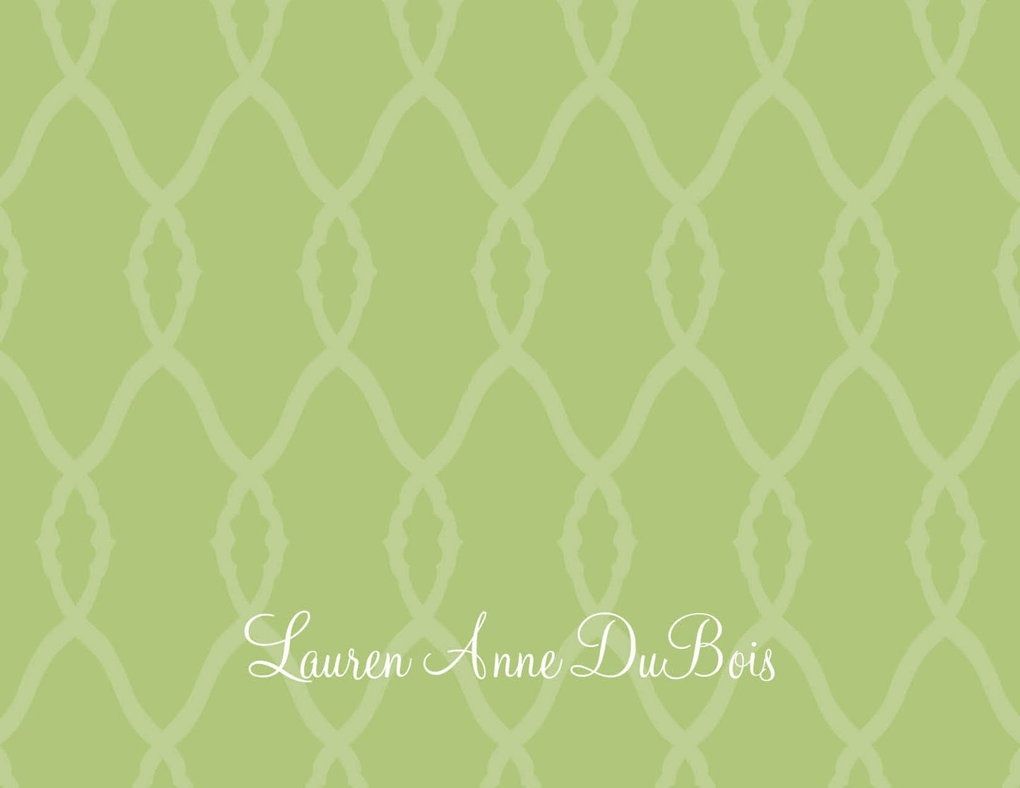 Bridal Side Wasabi Thank You Cards
