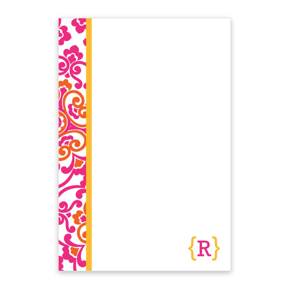 Bohemian Personalized Notepad