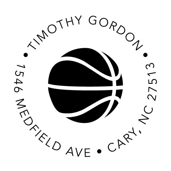 Basketball 2 Stamper or Embosser