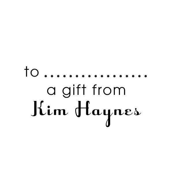 Simple Gift Tag Stamper or Embosser