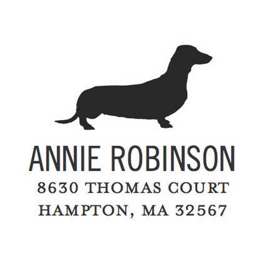 Dachshund Square Stamper or Embosser
