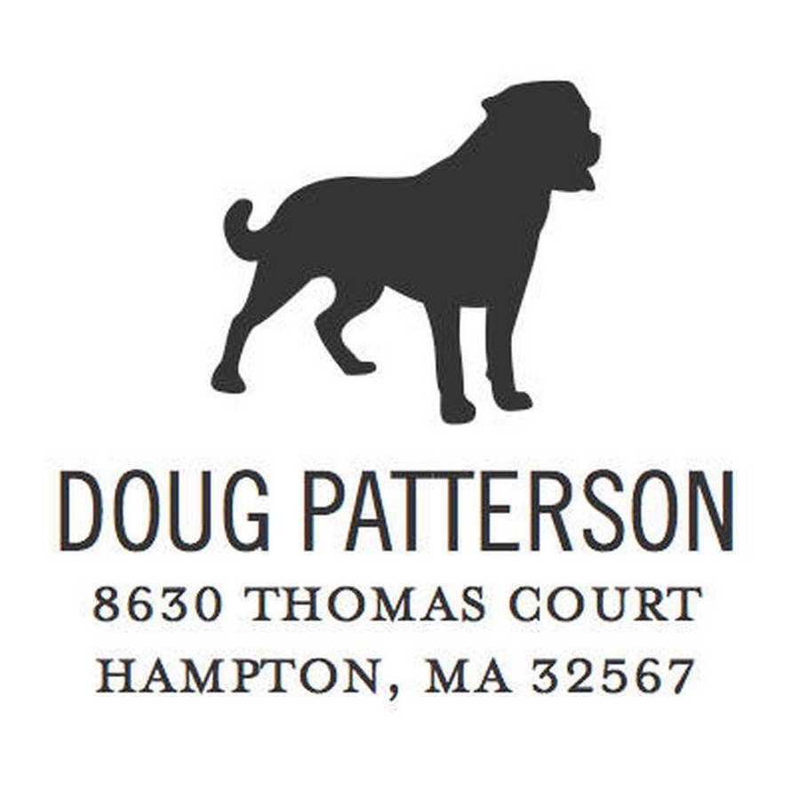 Pug Square Stamper or Embosser