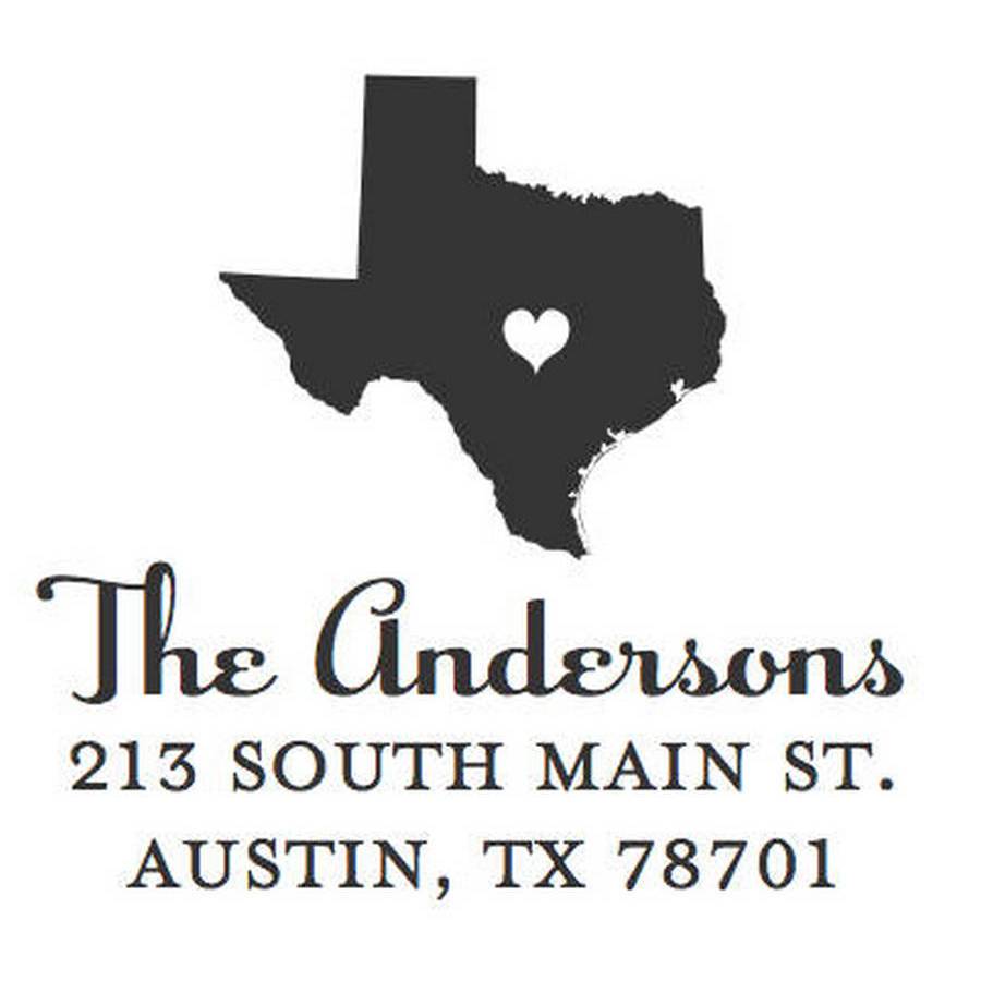 Capital of Texas Square Stamper or Embosser