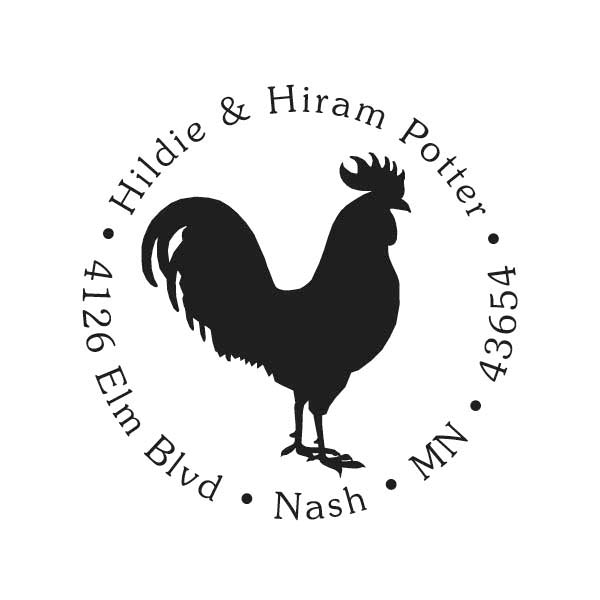 Rooster Stamper or Embosser