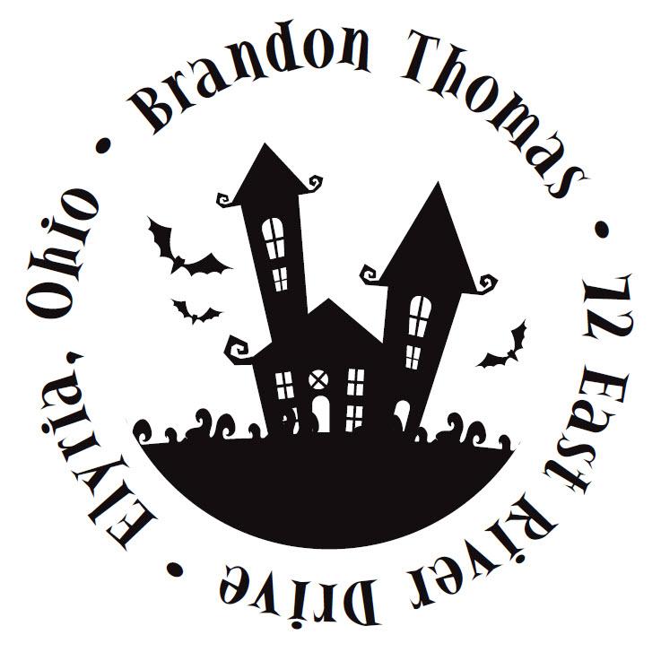 Halloween Haunted House Stamper or Embosser