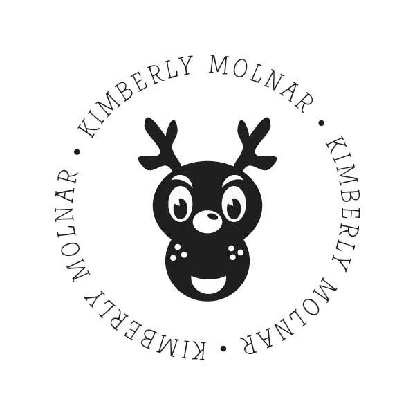Whimsical Reindeer Stamper or Embosser