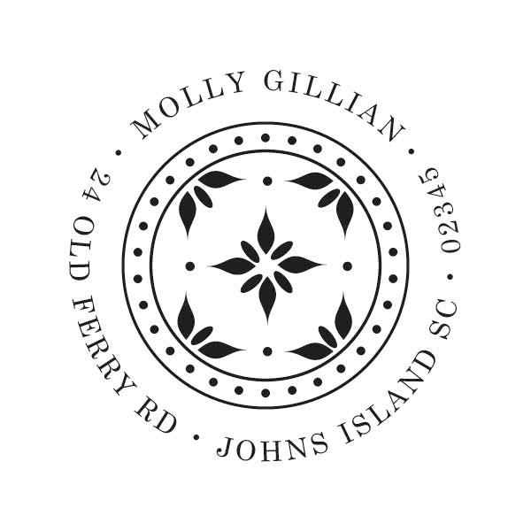 Stylized Poinsettia Stamper or Embosser