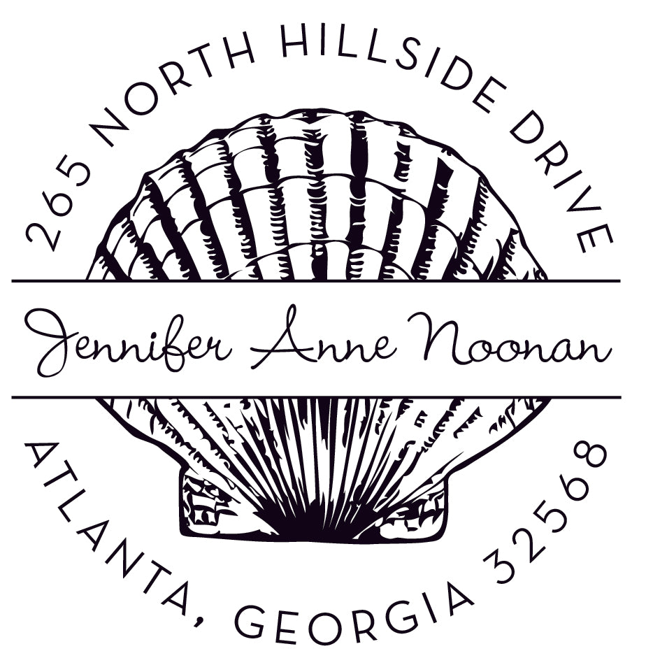 Seashell Banner Stamper or Embosser