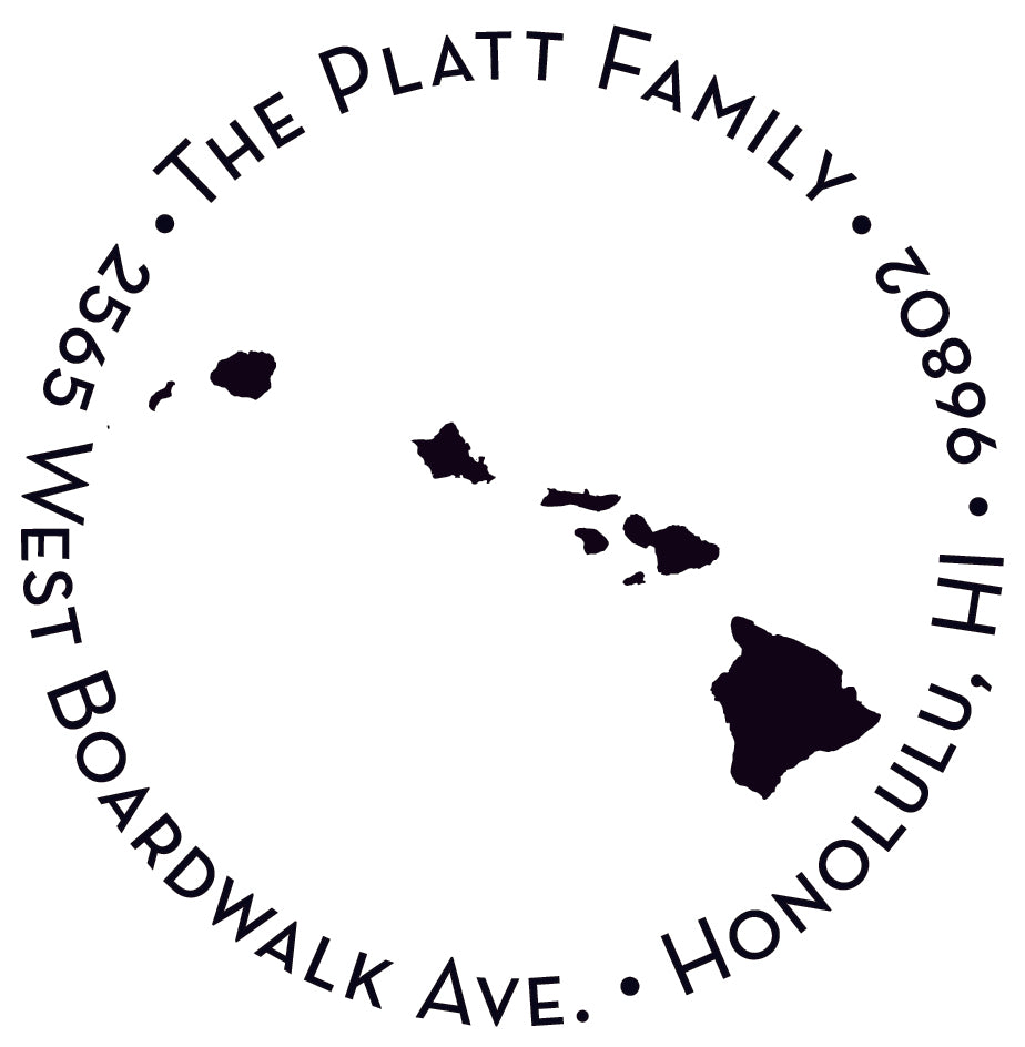 Hawaii Stamper or Embosser