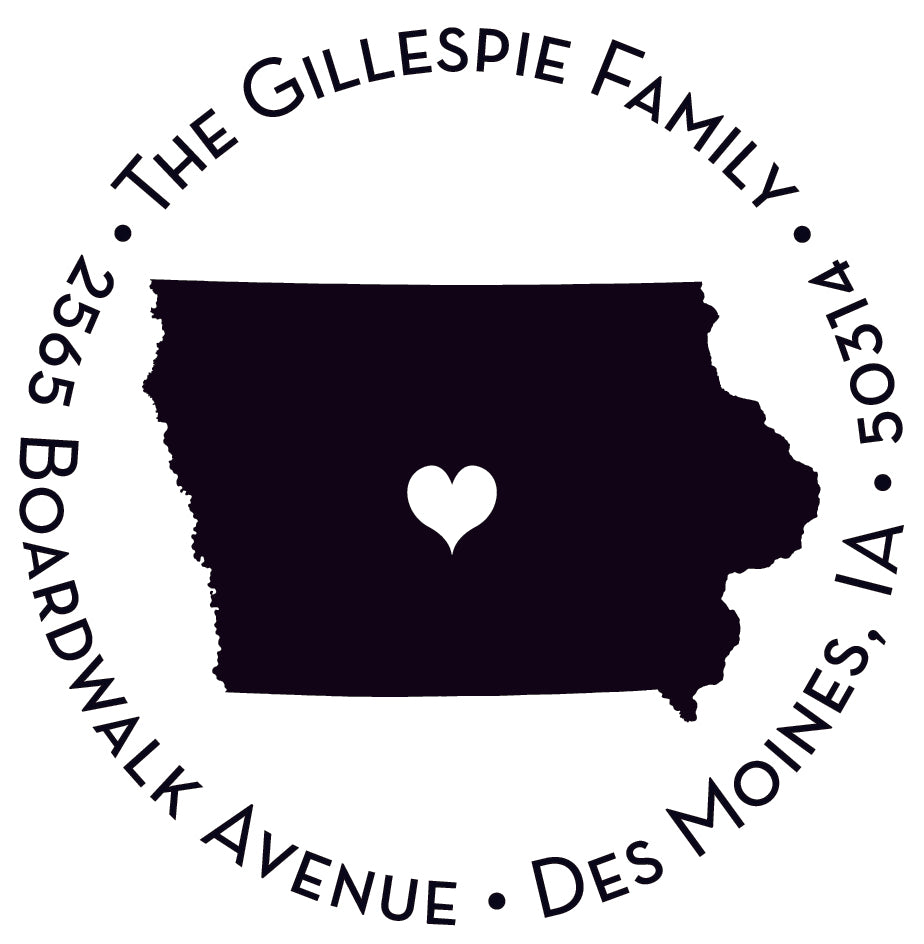 Capital of Iowa Stamper or Embosser