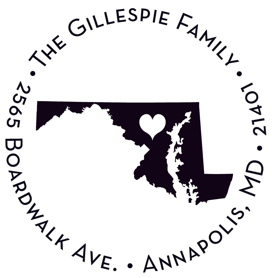 Capital of Maryland Stamper or Embosser