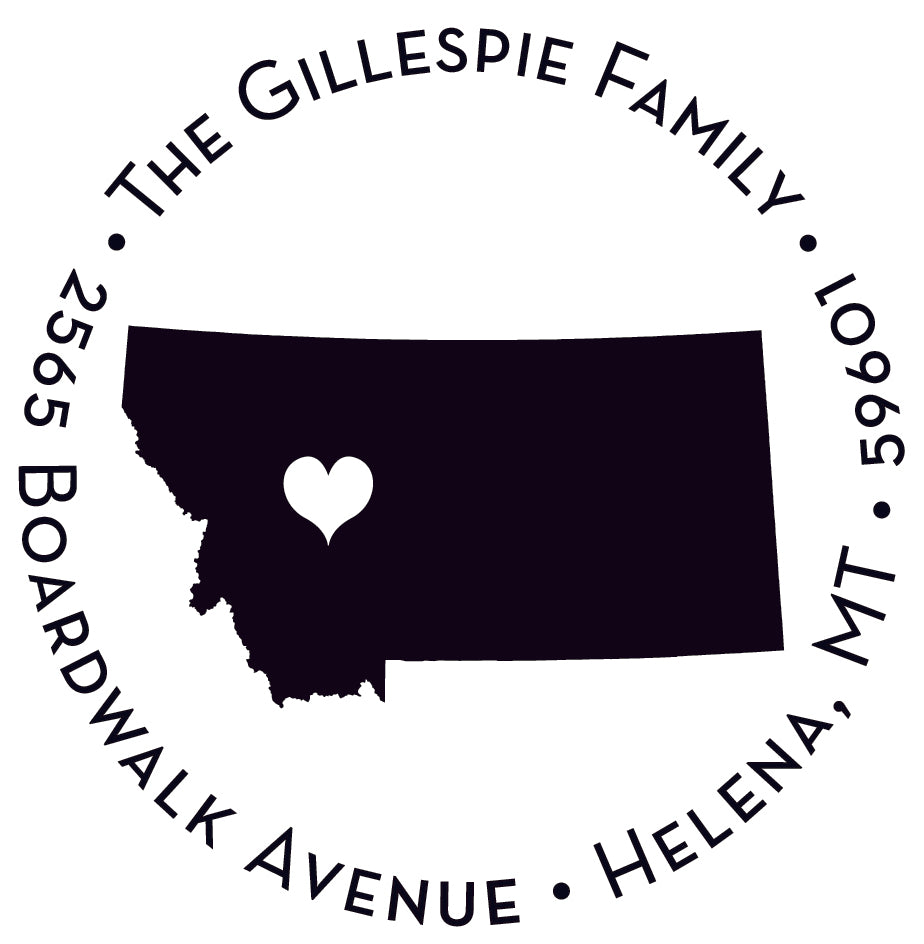 Capital of Montana Stamper or Embosser