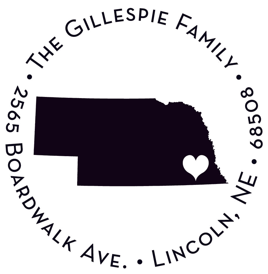 Capital of Nebraska Stamper or Embosser