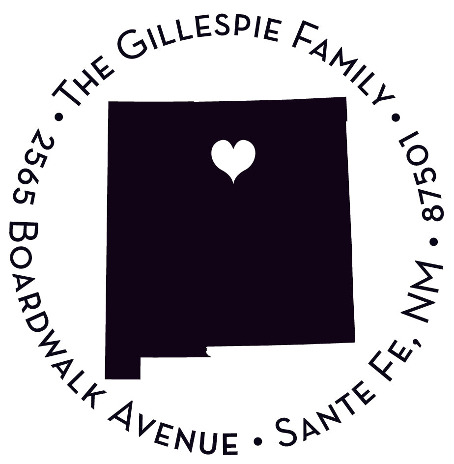 Capital of New Mexico Stamper or Embosser