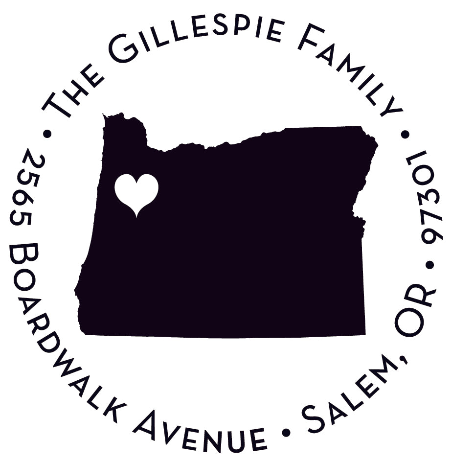 Capital of Oregon Stamper or Embosser