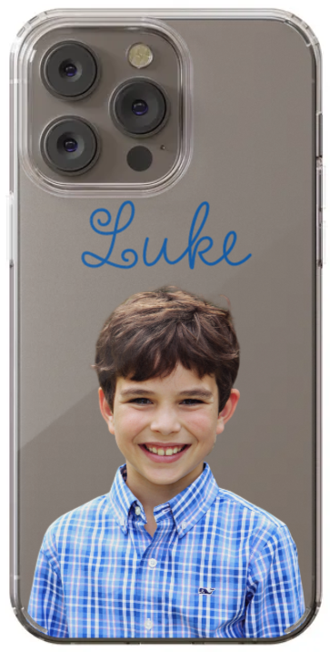Custom Photo Cut Out iPhone 14 Clear Case
