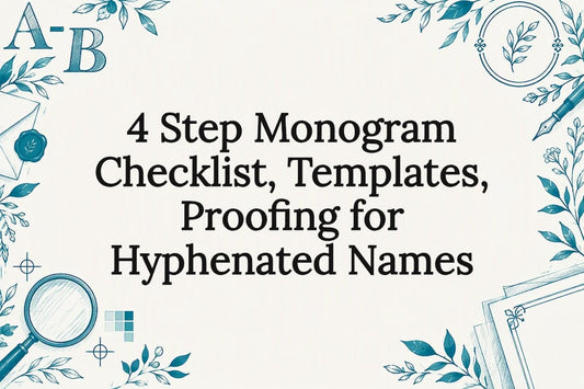Hand-drawn hyphenated monogram title card