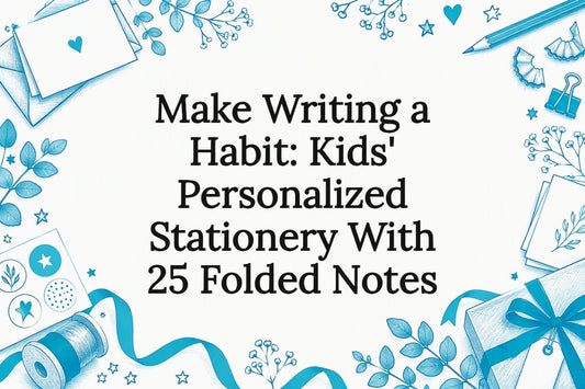 Hand-drawn stationery habit title card
