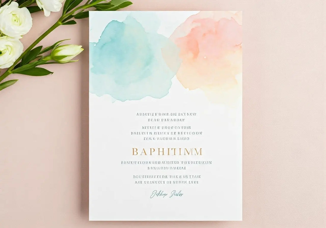 How Far in Advance Should I Send Out Baptism Invitations?