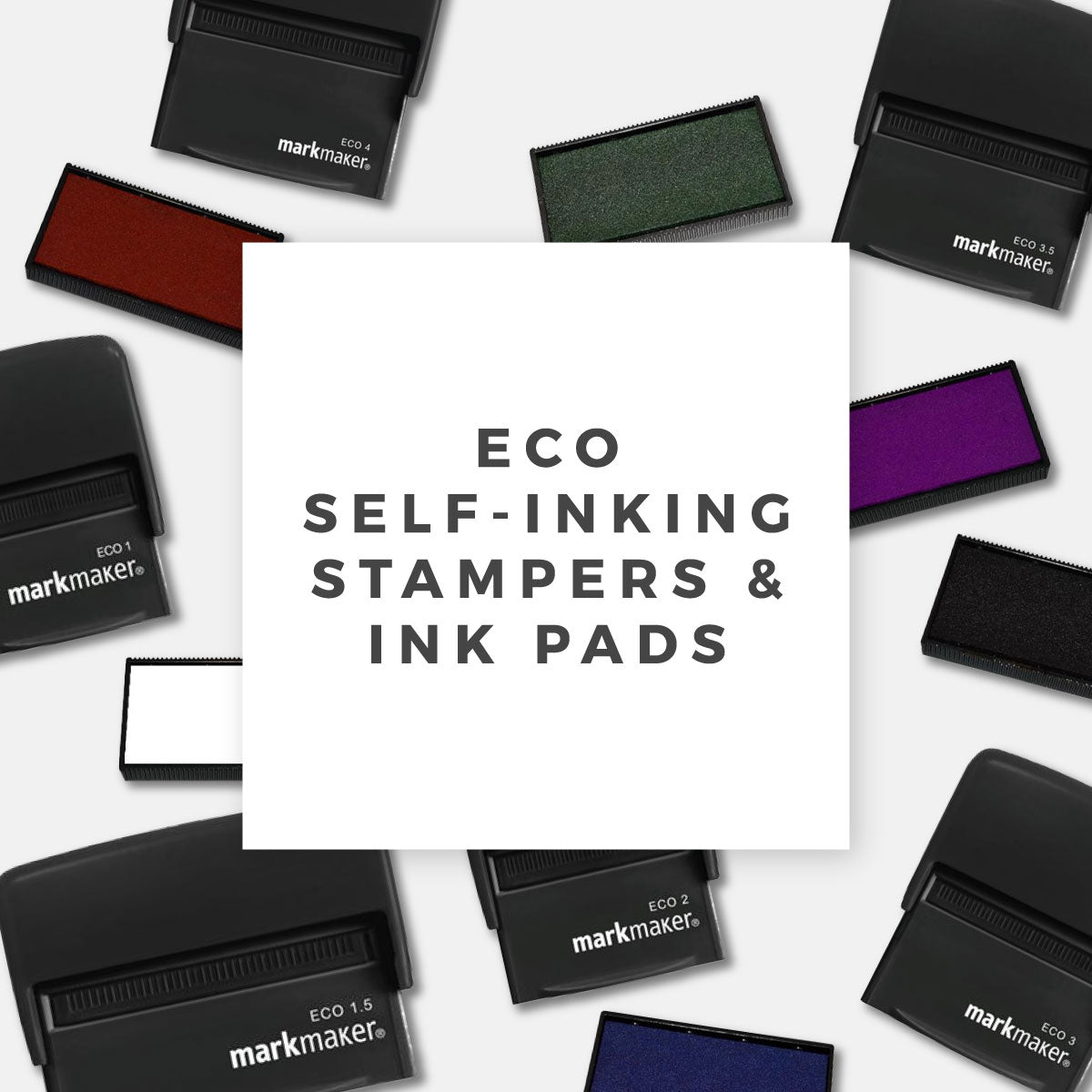 ECO Self-Inking Stampers & Ink Pads