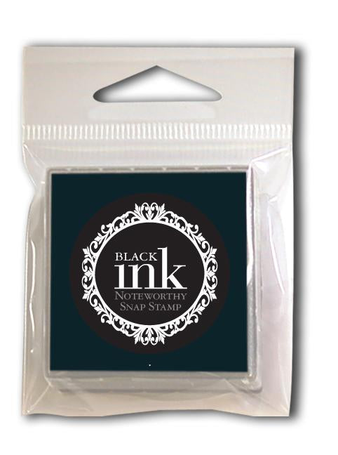 Black Noteworthy mk is a versatile Black Snap Stamper Ink Pad Refill that comes with high-quality black ink cartridges.