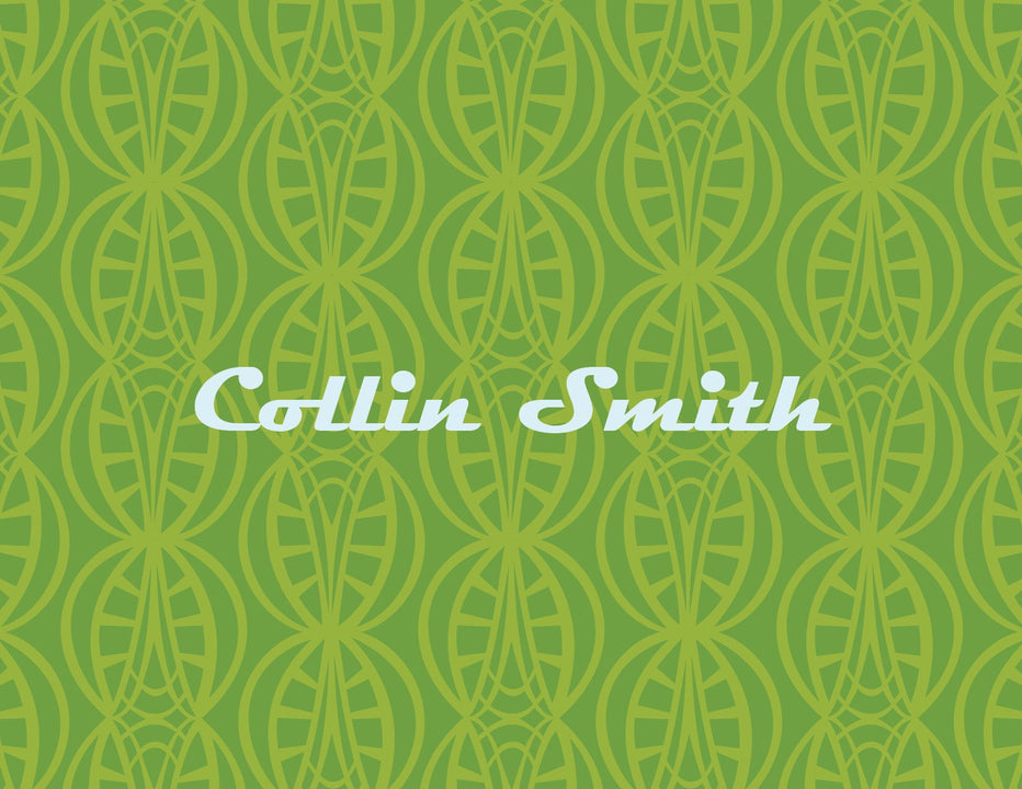 Art Deco Bubbles Green Folded Note Thank You Note Cards
