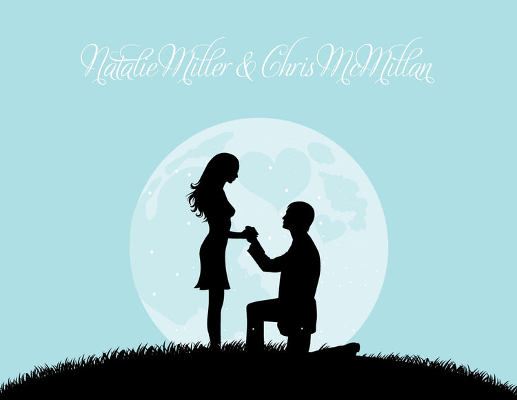 The Proposal Silhouette Bali Thank You Cards