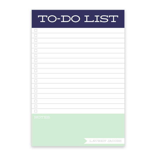 Bold To-Do List Notepad