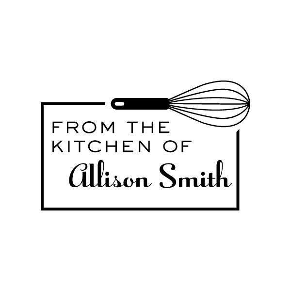 From the Kitchen of ... Whisk Stamper or Embosser