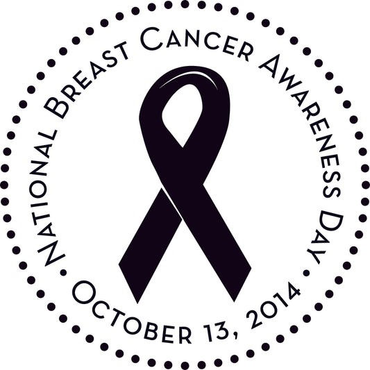 Awareness Ribbon with Dots Stamper or Embosser