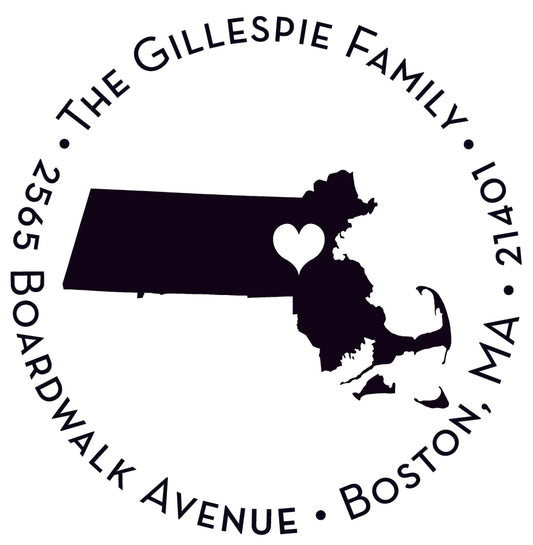 Capital of Massachusetts Stamper or Embosser
