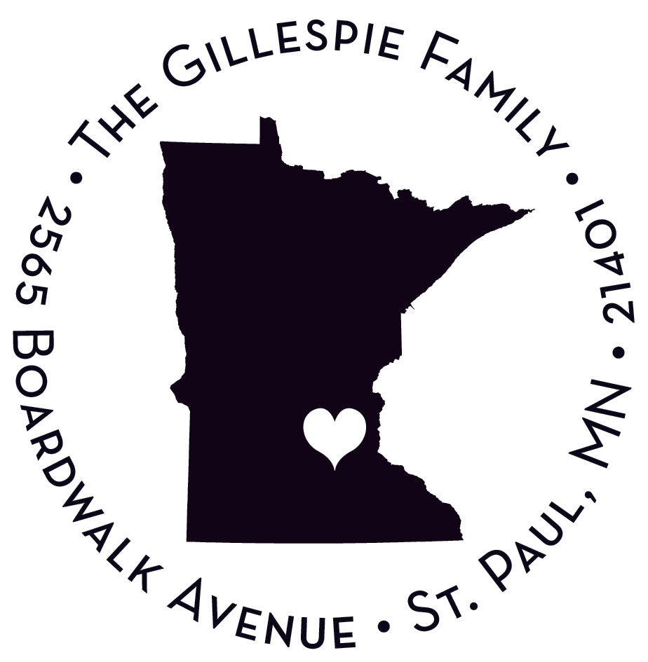 Capital of Minnesota Stamper or Embosser