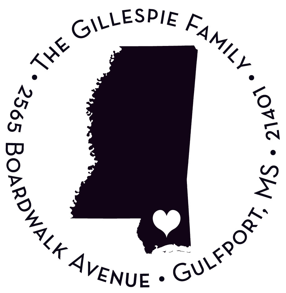 Gulfport, Mississippi Stamper or Embosser