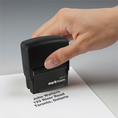 Mark Maker and ECO Self-Inking Stamp Replacement Ink Pad - Black ...